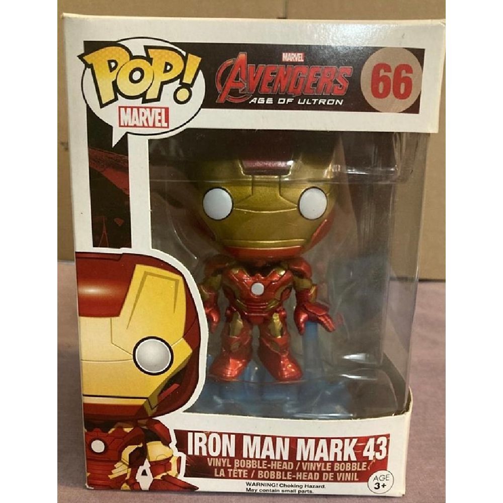 Funko Pop Marvel Avengers Age of Ultron Iron Man‎ Mark 43 Vinyl Figure #66